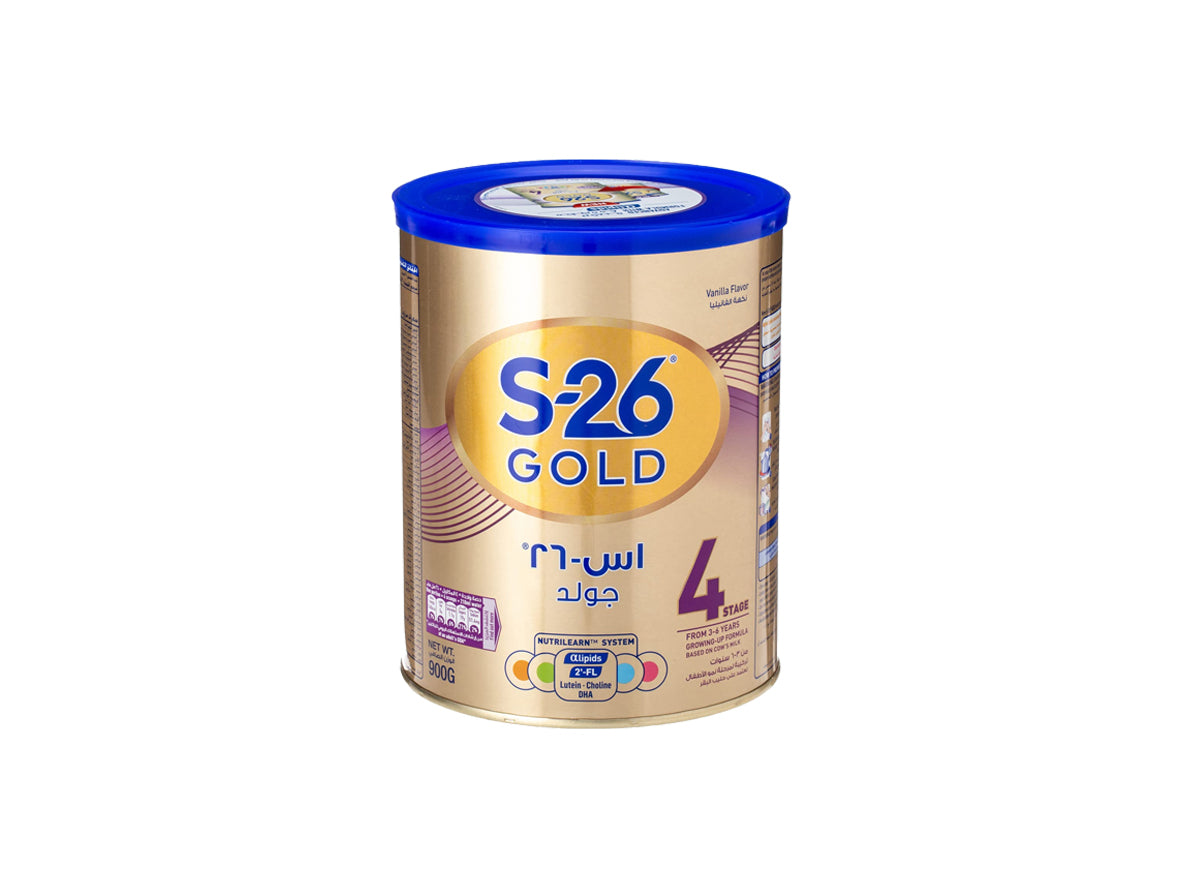 S-26 Gold Growing-Up Formula Stage 4 Vanilla Flavor (3-6 yrs) – 900g