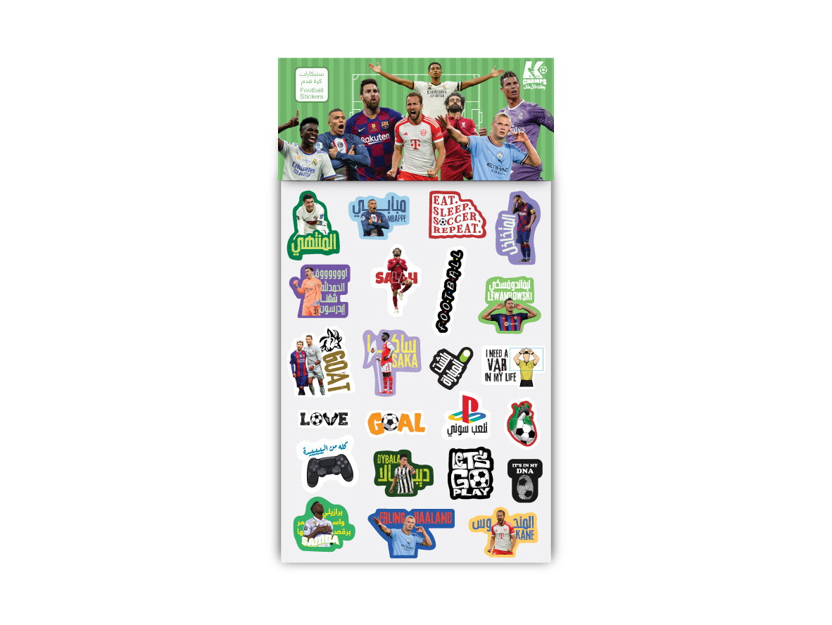 Football Stickers for Kids  - 1 pcs
