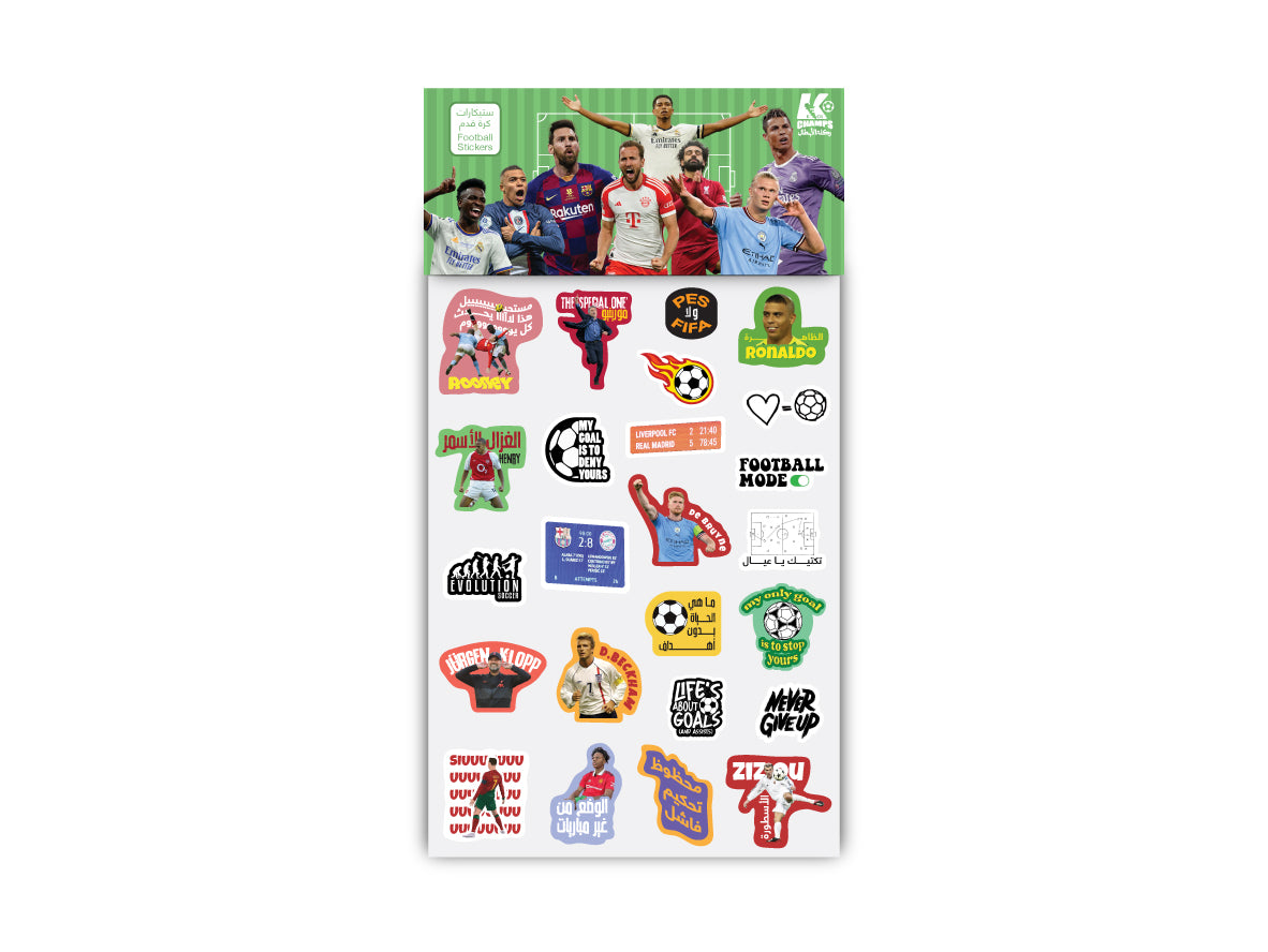 Football Stickers for Kids - 1 pcs
