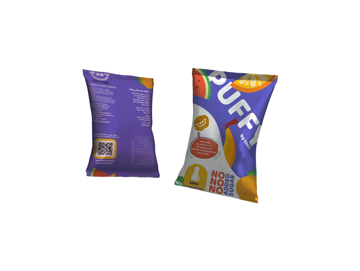 Toot Puffy Natural & Crunchy Dried Fruits - 10g (6m+)